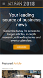 Mobile Screenshot of businessacumen.biz